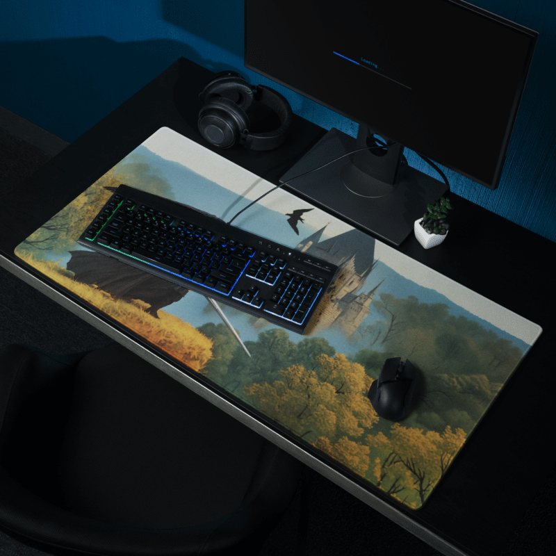 Black Angel Deskmat