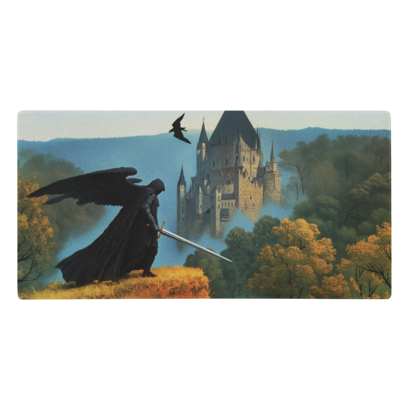 Black Angel Deskmat