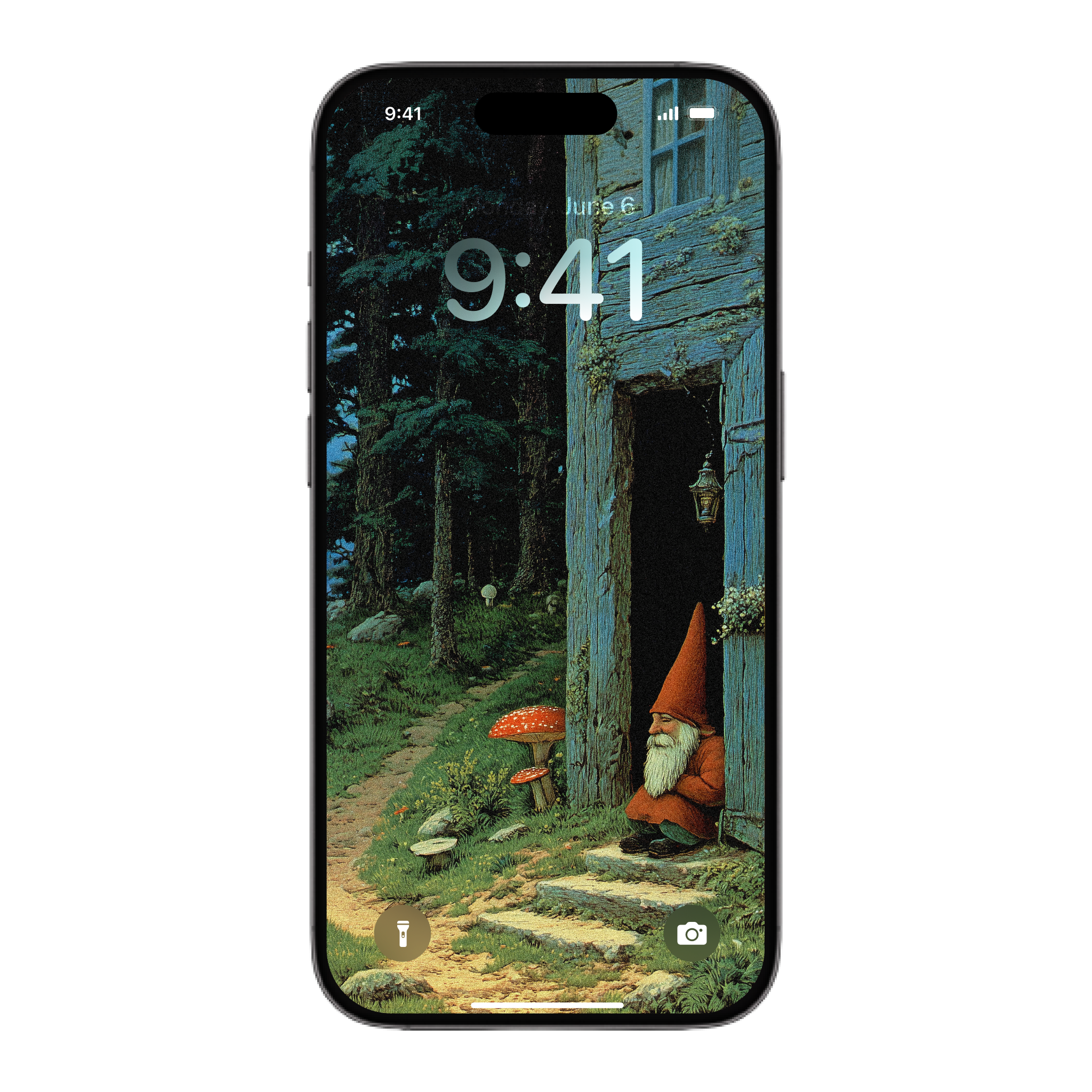 Forest Gnome Wallpaper