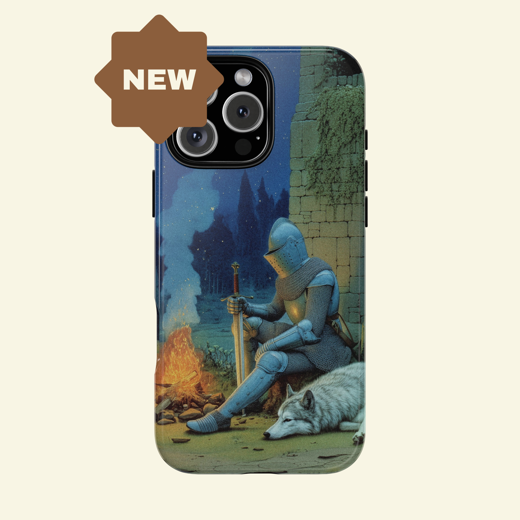 Knight & Wolf Phone Case