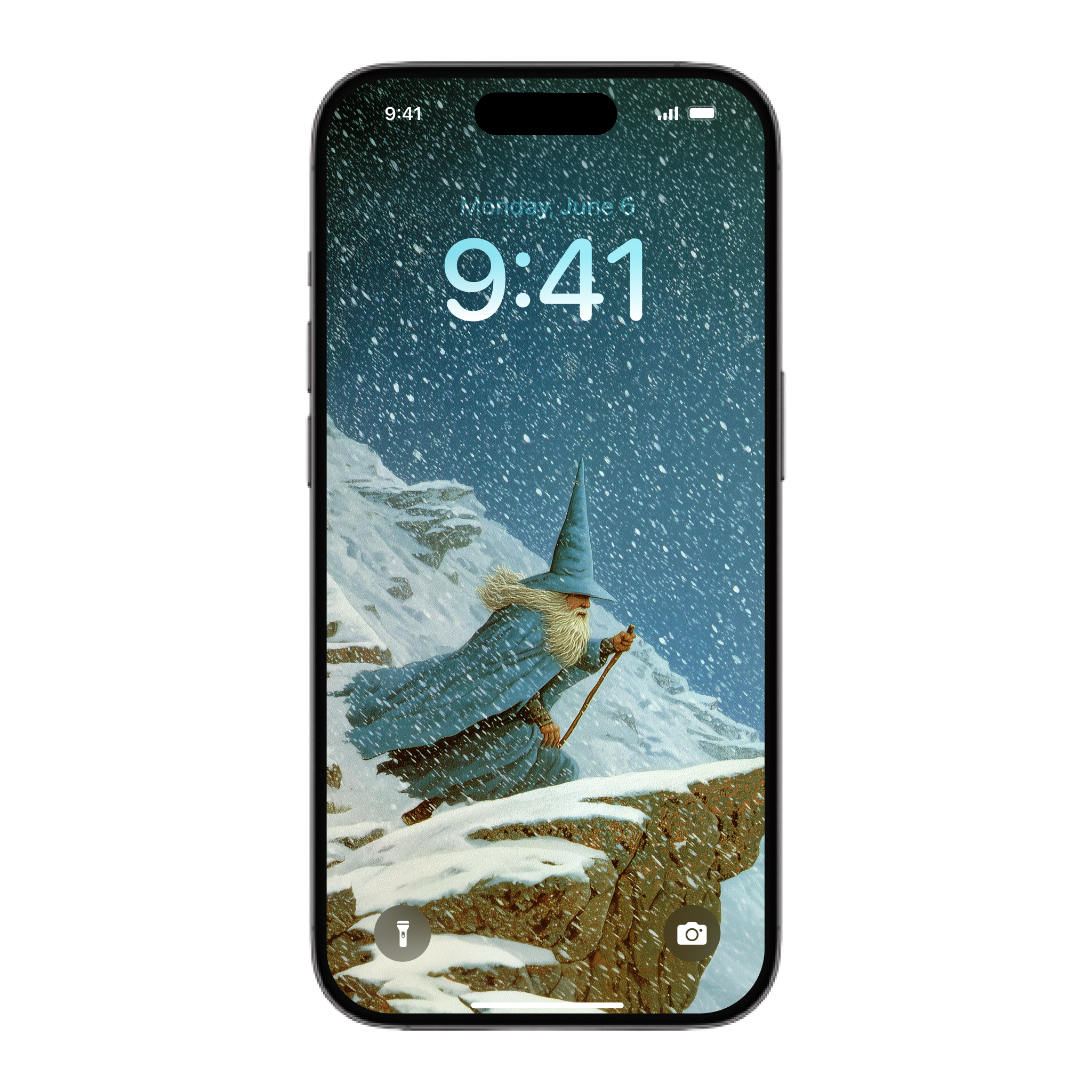 Snow Wizard Wallpaper