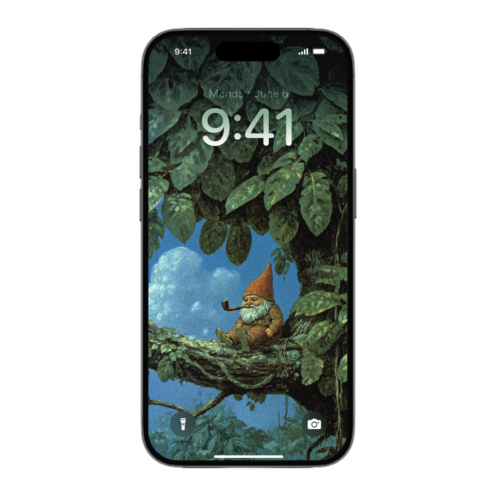 Leaf Gnome Wallpaper