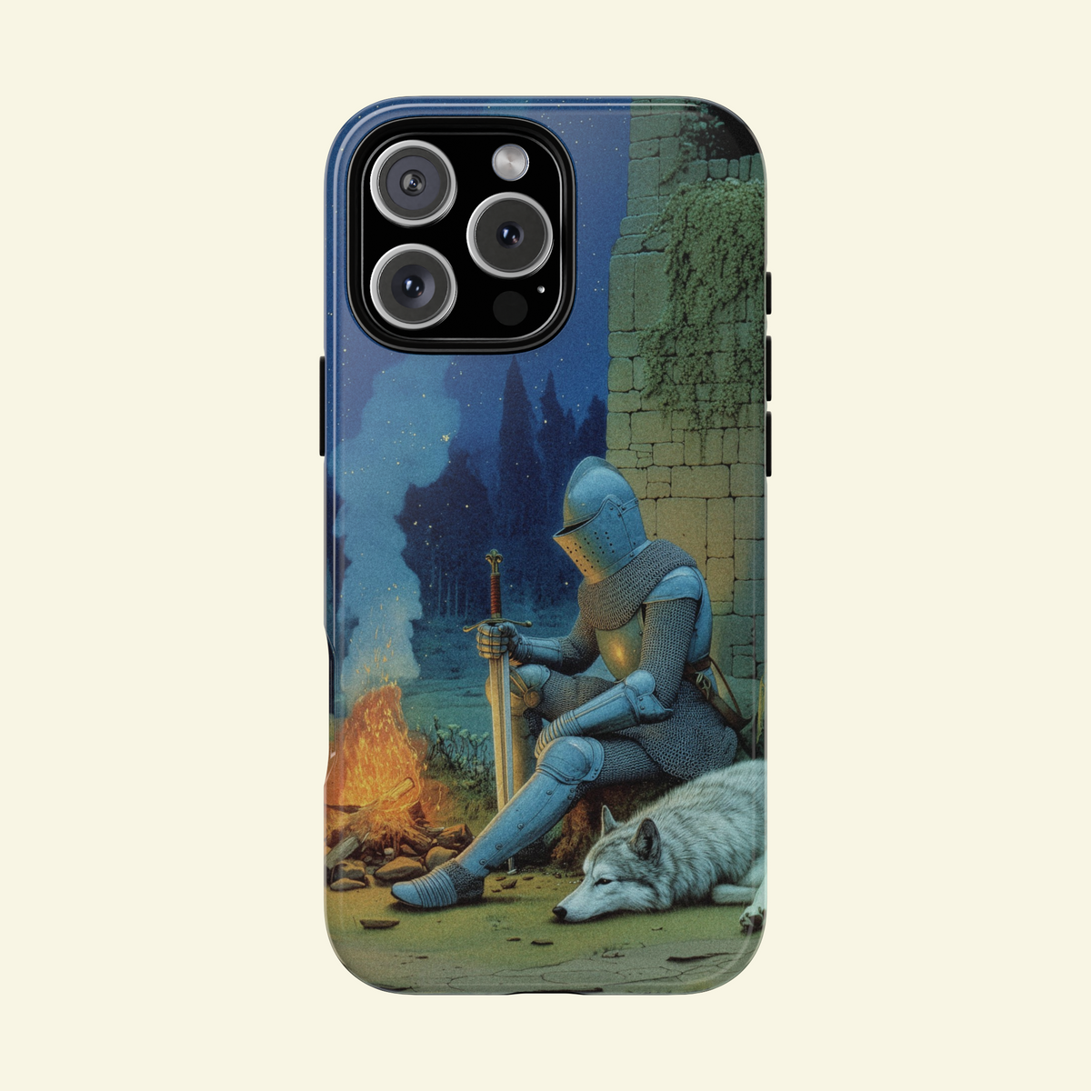 Knight & Wolf Phone Case
