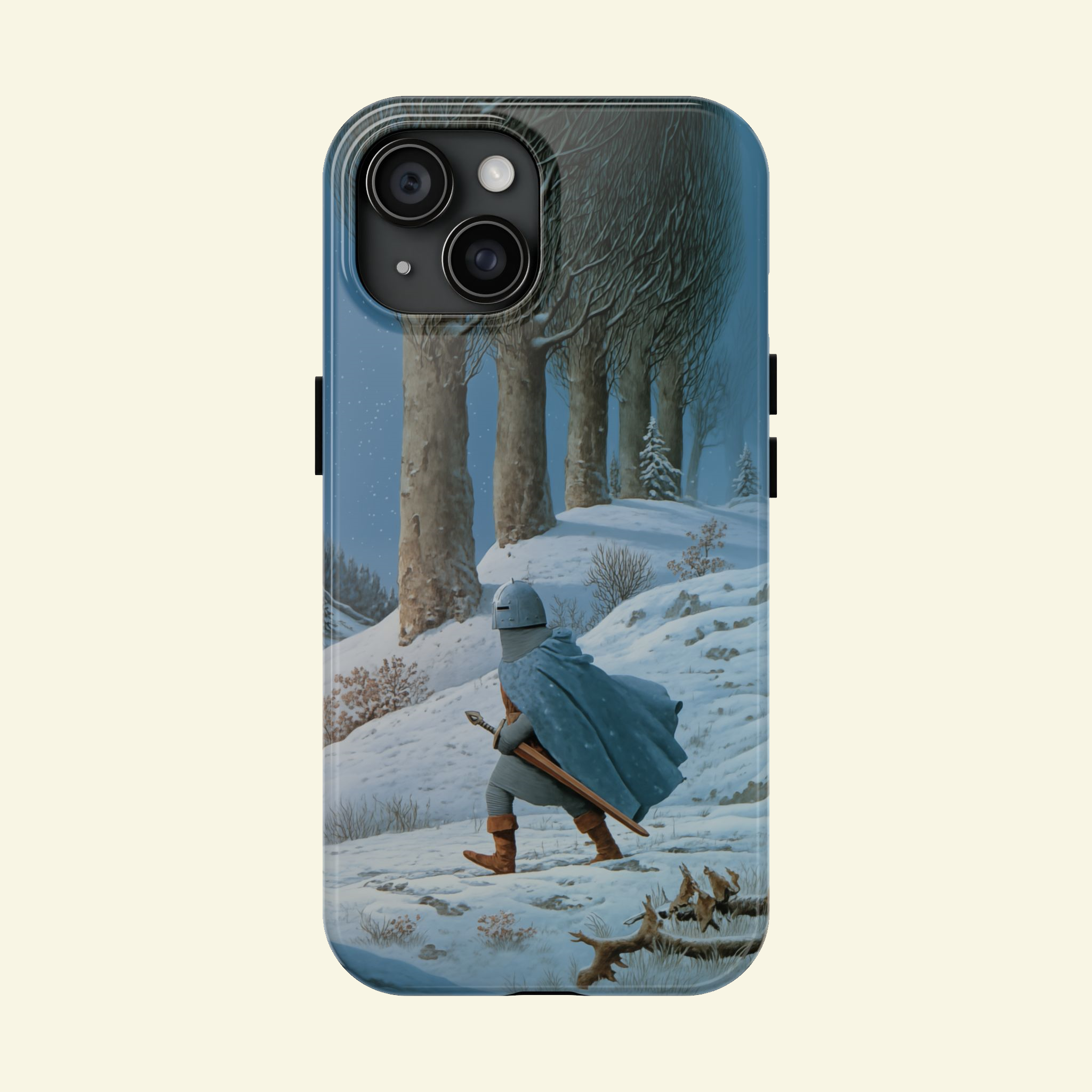 Snowbound Knight Phone Case