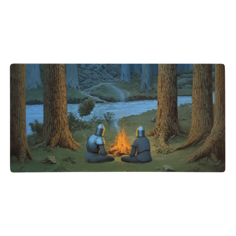 Knight's Campfire Deskmat