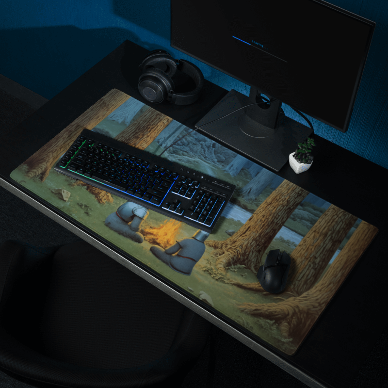 Knight's Campfire Deskmat
